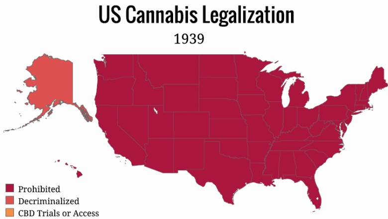 American states where smoking marijuana is completely legal