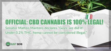 CBD cannabis is 100% legal in italy