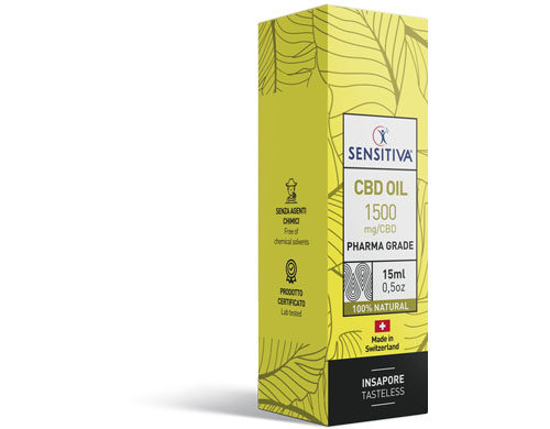 Package CBD Oil 15 ml 10% - Sensitiva
