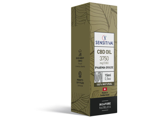 Package CBD Oil 15 ml 25% - Sensitiva
