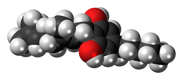 cannabigerol molecule present in Zkittles CBG