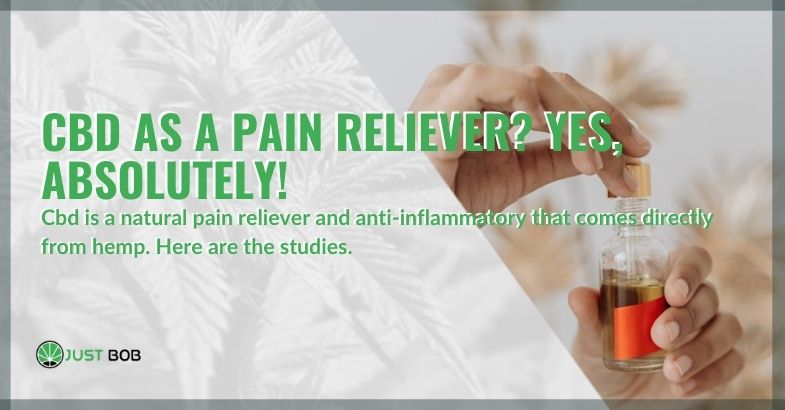 Here are the studies showing that CBD is a pain reliever