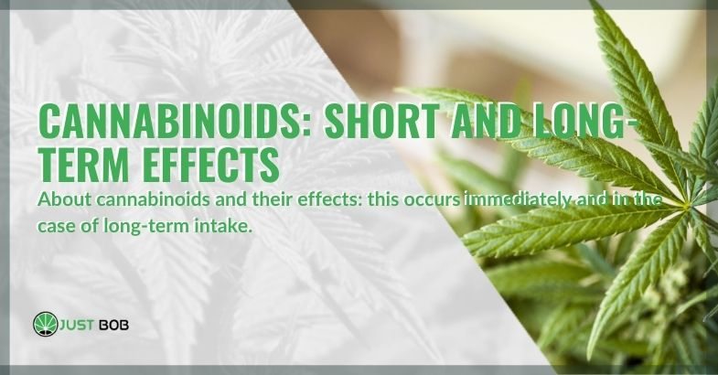 Cannabinoids and their short and long term effects