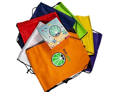 Multicolor bag in the cbd flower summer kit