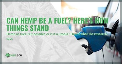 Can hemp be a fuel or is it a utopia?