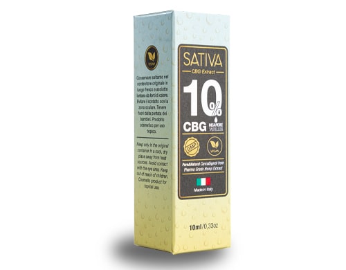 CBG Sativa Oil 10% Pack