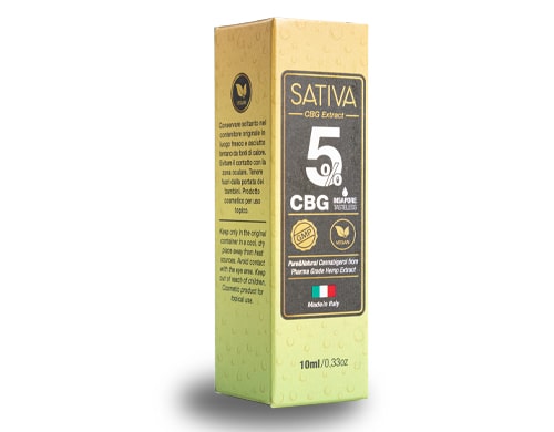 CBG Sativa 5% Oil Pack
