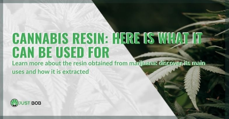 The main uses of cannabis resin