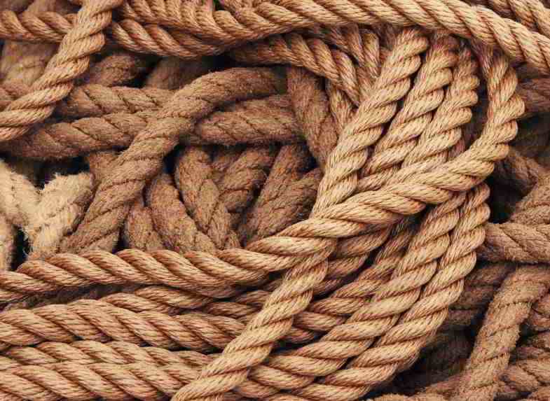 Hemp in the textile sector to make ropes