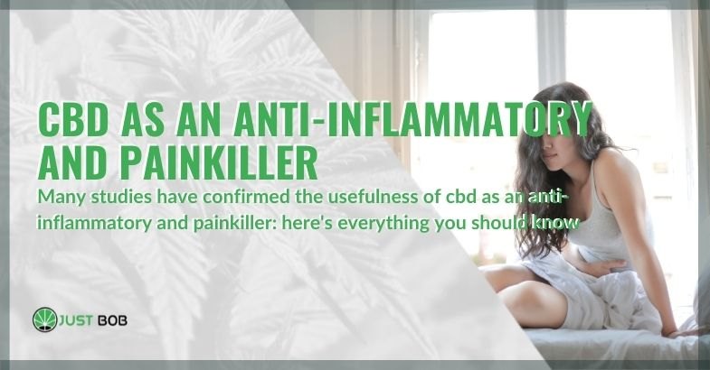CBD works as an anti-inflammatory and pain reliever