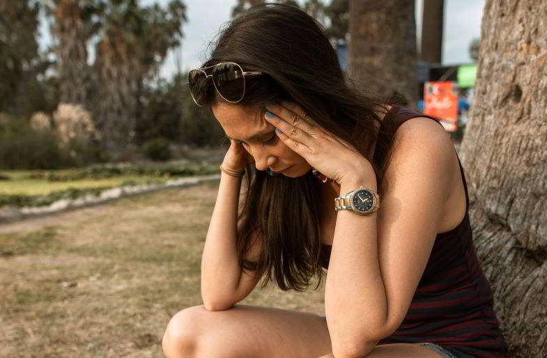 girl during an anxiety attack