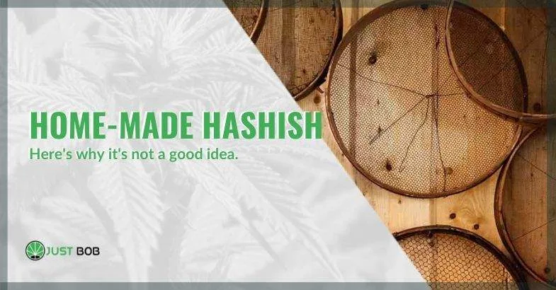 home-made-hashish-good-or-bad-idea That's why making hash at home isn't a good idea