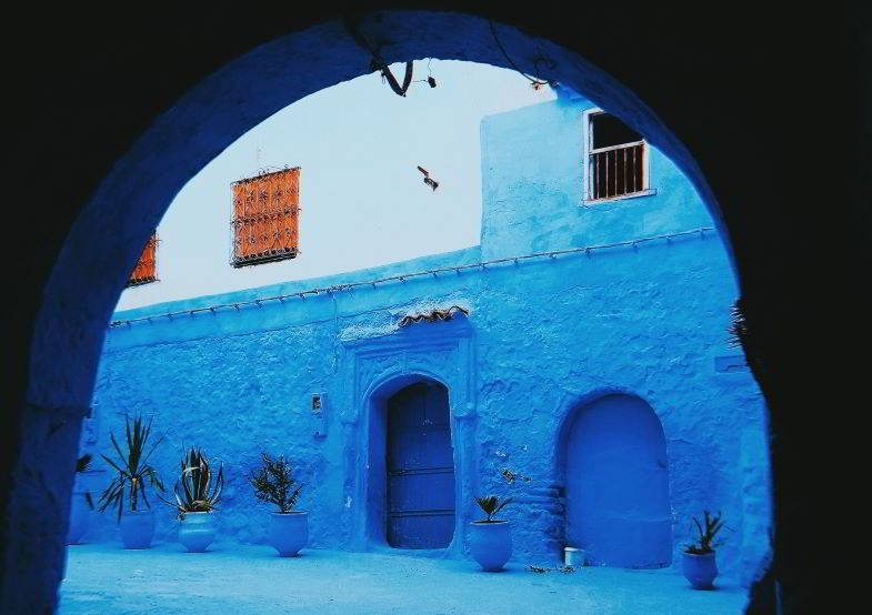 view of a city in Morocco