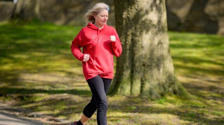 Jogging woman