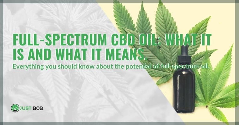 What is CBD full spectrum oil?