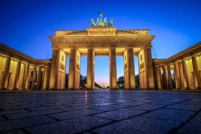 Brandenburg Gate at night