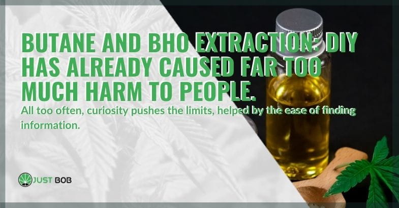 The risks of butane BHO extraction