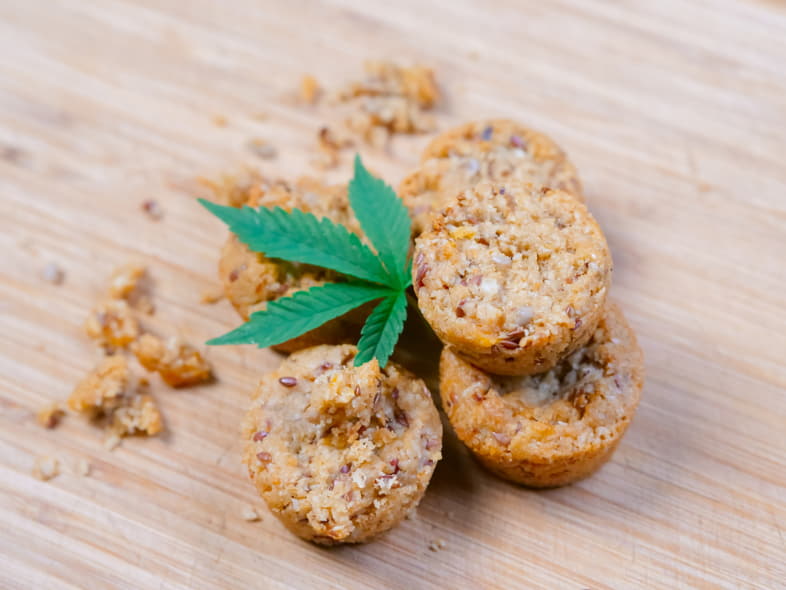 Edible products with decarboxylated cannabis