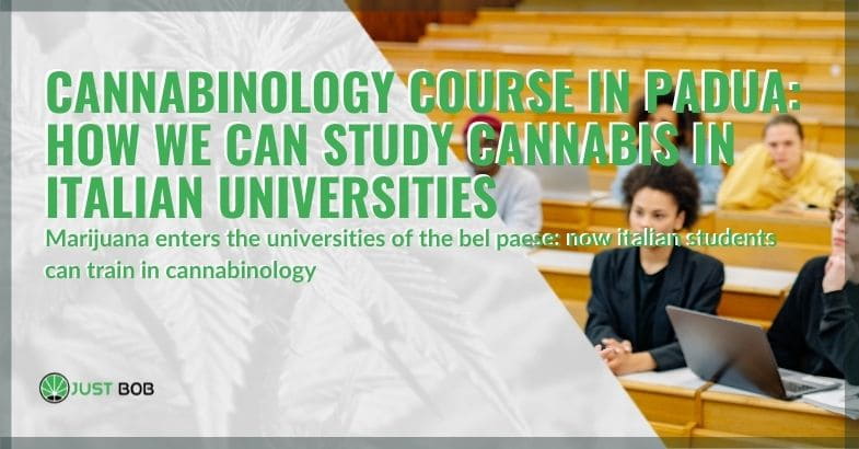 A course in cannabinology at the University of Padua