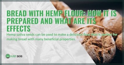 How hemp flour bread is prepared and its effects