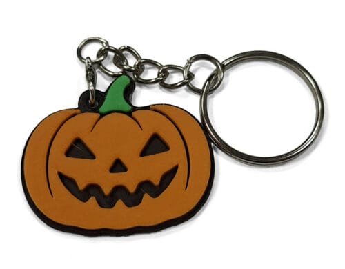 Pumpkin keychain from the Halloween-kit of CBD flowers