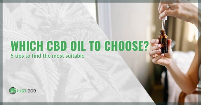 Tips for choosing suitable CBD oil | Justbob
