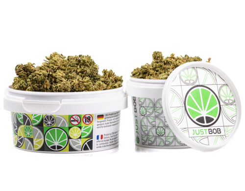 tin with flowers of california haze cbd flower