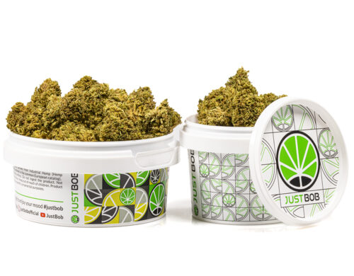 tin with legal weed of melon kush