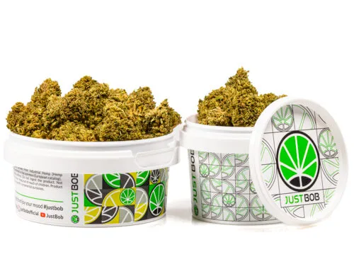 tin with legal weed of melon kush