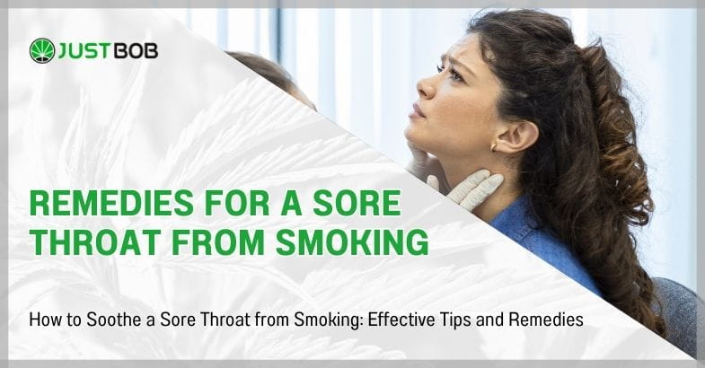 Remedies for a sore throat from smoking