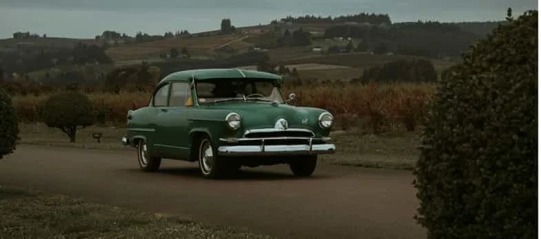 old green car | just bob
