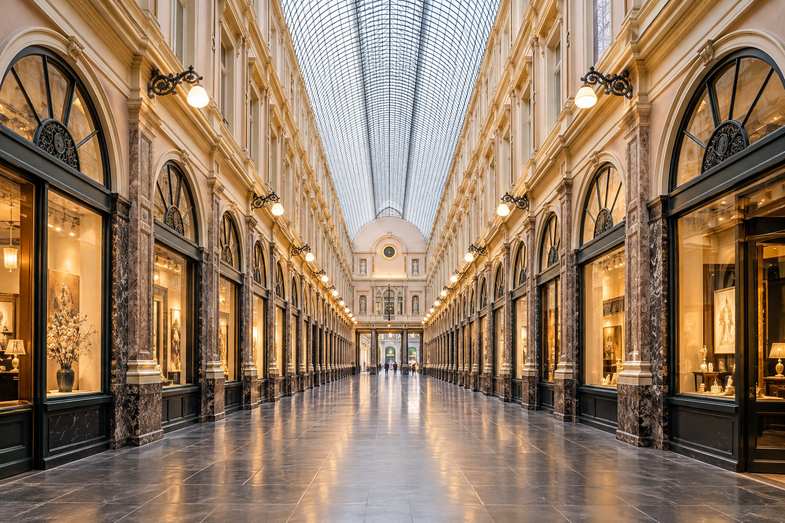 is-weed-legal-in-belgium-brussels-arcade The ornate glass-roofed Saint-Hubert shopping arcade in Brussels with elegant nineteenth-century facades